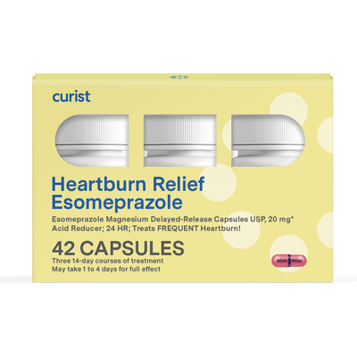 curist heartburn capsules 20 mg