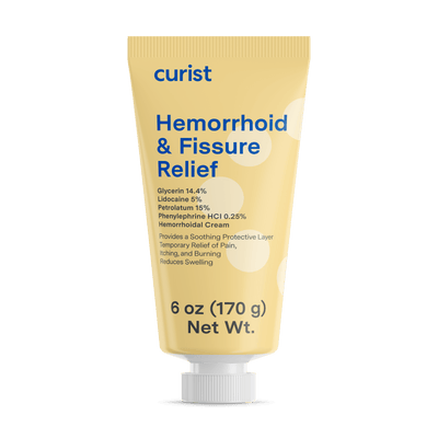 Curist hemorrhoid and fissure relief cream tube