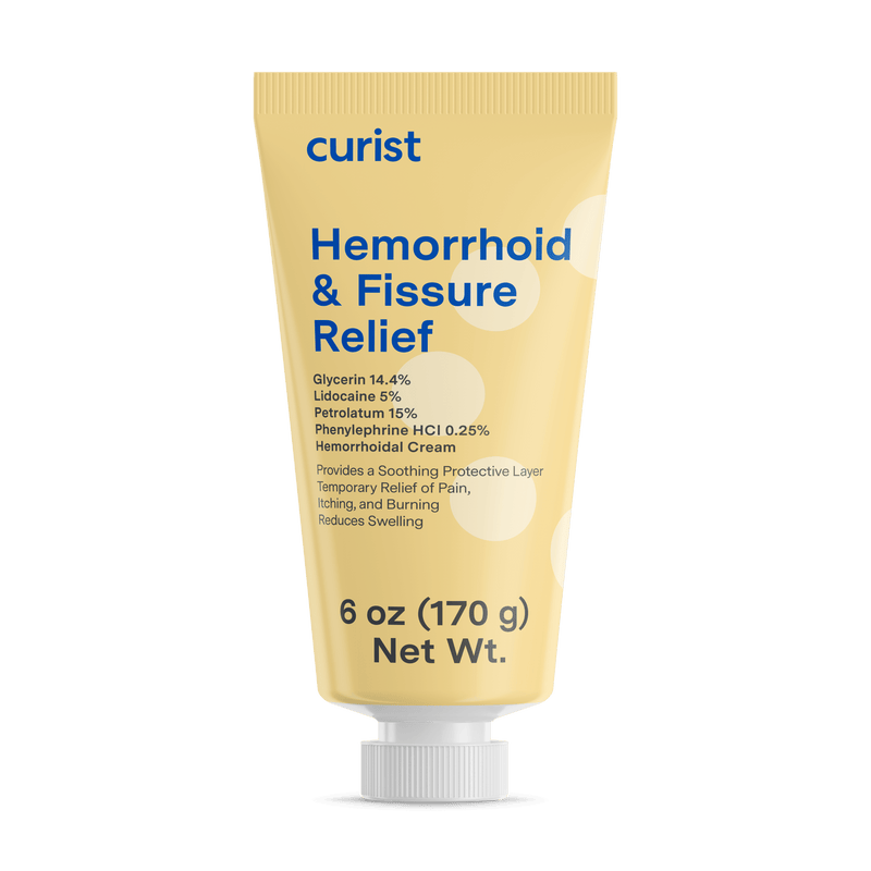 Curist hemorrhoid and fissure relief cream tube