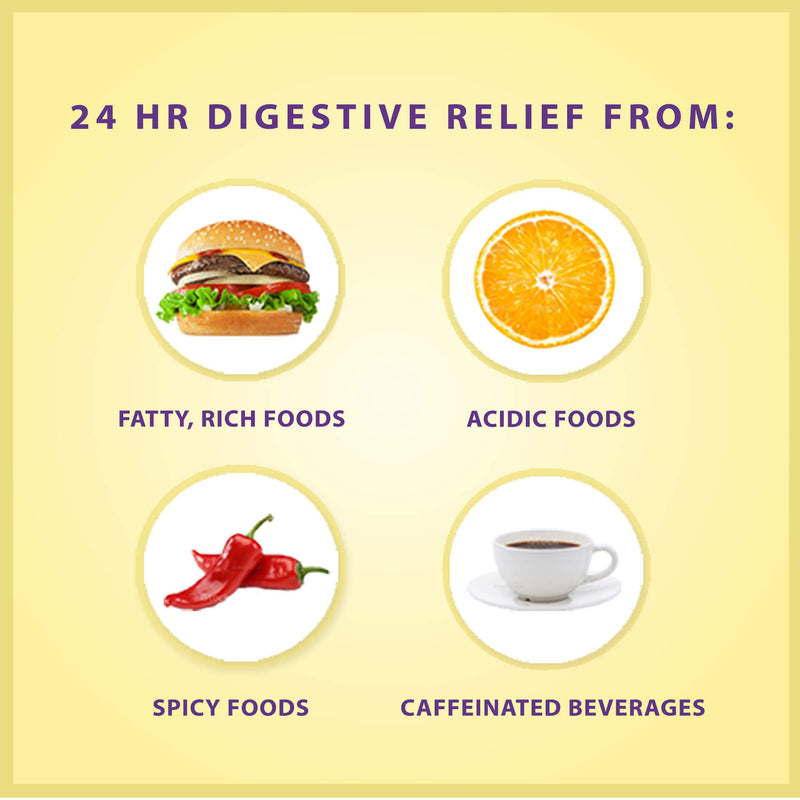 curist acid reflux relief for food