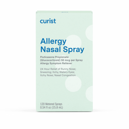 curist fluticasone propionate nasal spray 50 mcg (generic Flonase)